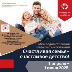 Межведомственная профилактическая акция «Счастливая семья – счастливое детство!»